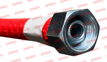 Preview: 71055 Kempf Wendelflex M18x1,5 rot, l= 4.000 mm